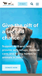 Mobile Screenshot of animalhumanesociety.org